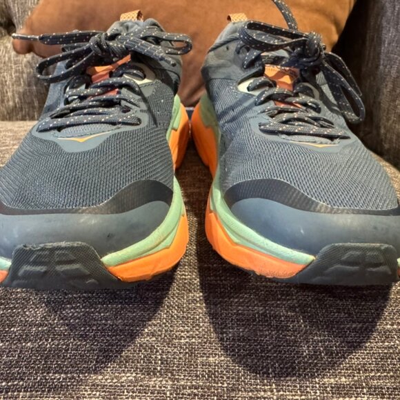 HOKA One One Challenger ATR 6 Running Shoes Women’s 9.5 Real Teal Cantaloupe - Picture 5 of 9